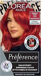 L'Oréal Paris Preference Vivids Bright Red 8.624 Hair Colour 1 Pack
