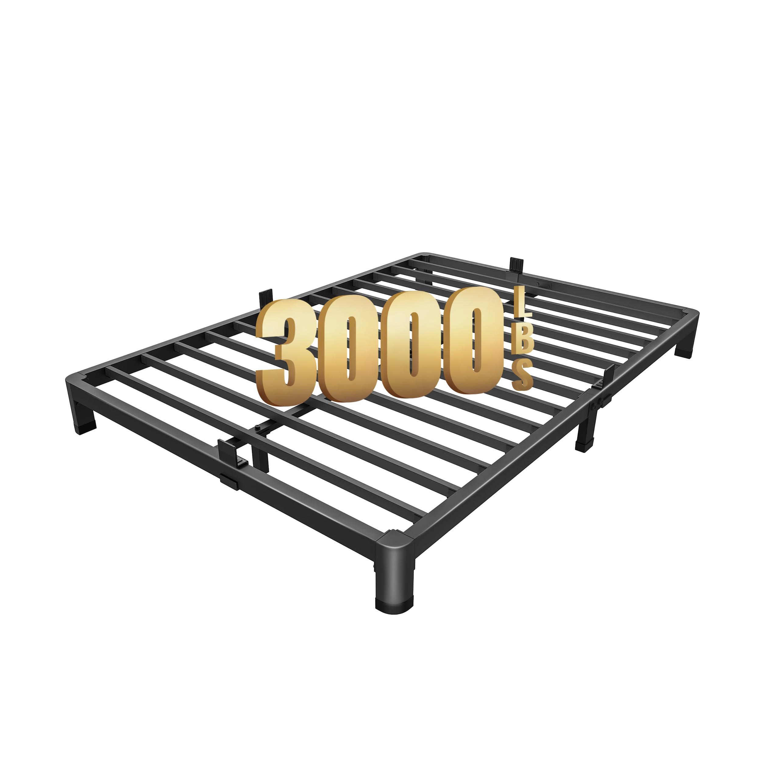 MAF 4 Inch Full Size Metal Platform Bed Frame with