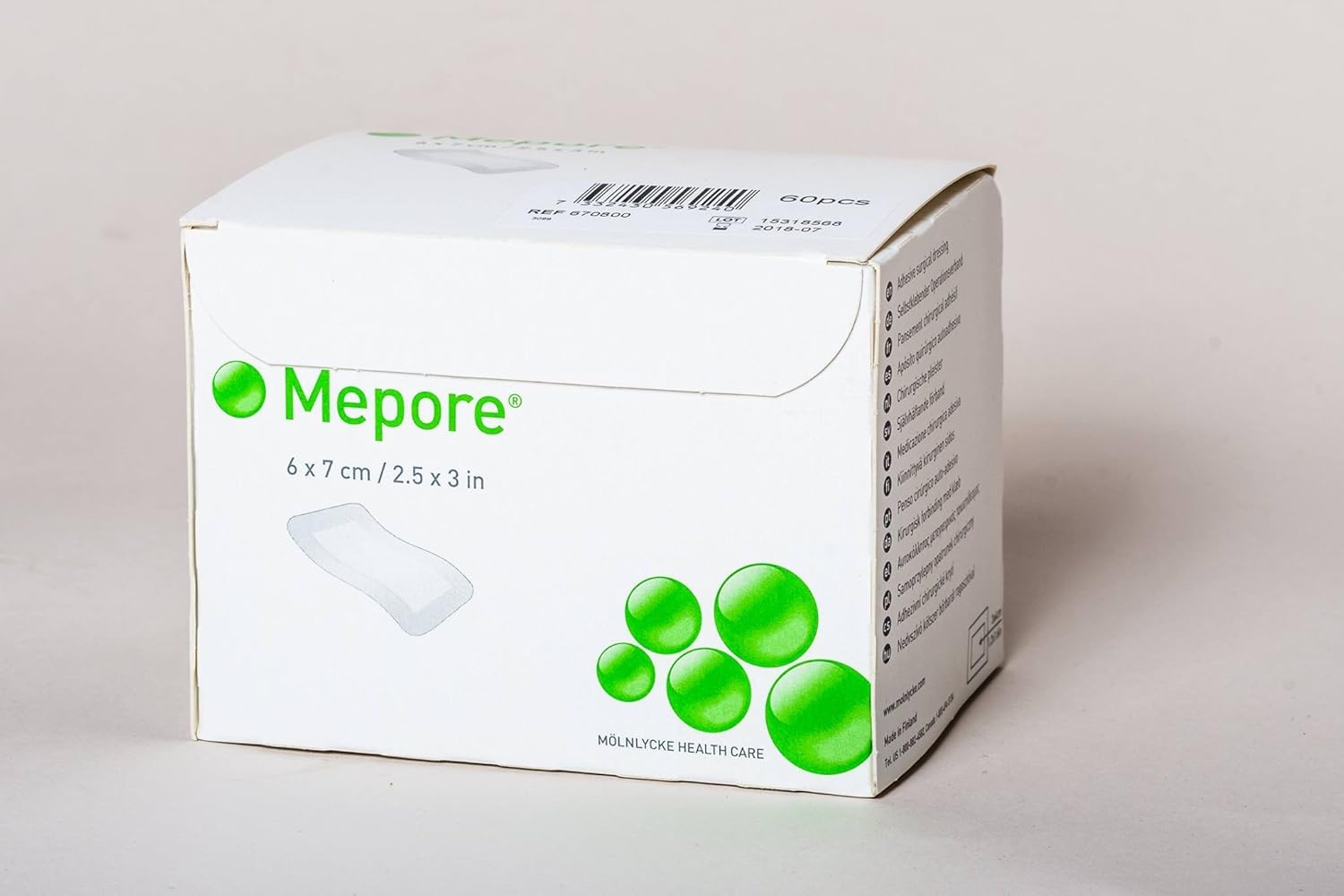 Mepore Dressing 6cm x 7cm (60 pack) by Mepore Amazon.es Salud y