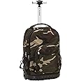 Rockland Melbourne Hardside Expandable Spinner Wheel Luggage, CAMO, One Size