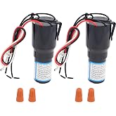 RCO810 3-in-1 Hard Start Kit Compatible with Supco, 2 Pack | Relay, Capacitor and Overload Kit for 1/12-1/5 HP 110-125V Refrigerator and Freezer Compressors