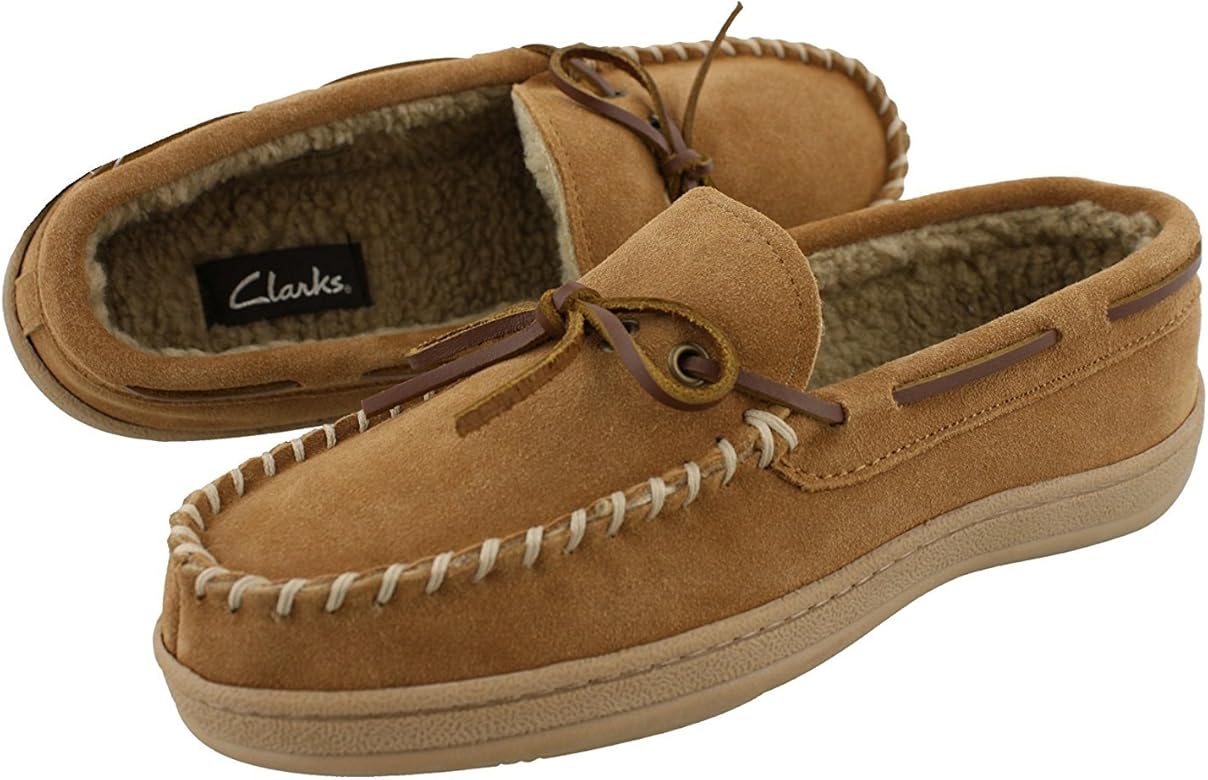 clarks mens slippers amazon