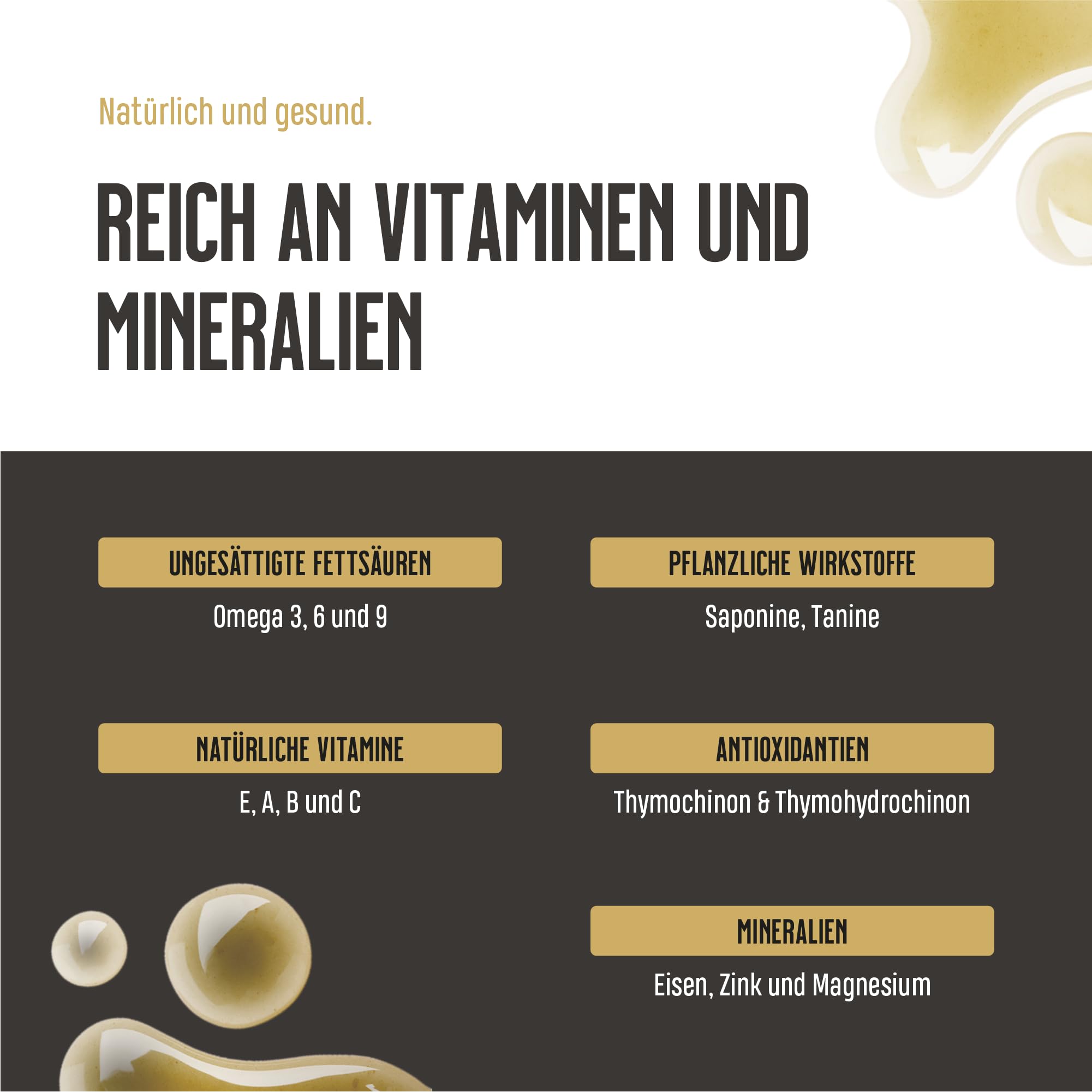 Nigella Schwarzkümmelöl Bio kaltgepresst 250ml – Ägyptisches Schwarzkümmel Öl Black Seed Oil - Schonend gefiltert - Angenehm milder Geschmack - Aus deutscher Ölmanufaktur 5