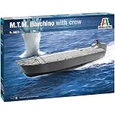 Italeri 5623 MTM Barchino with Crew, 1:35 Scale, Plastic Model Kit, Plastic Model Kit, Model Making, Grey, 01:35:00