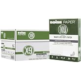 Boise Paper X-9 Multi-Use 3-Hole Punch Copy Paper &ndash; 10 Ream (5,000 Sheets) | 8.5" x 11" Letter | 92 Bright White - 20 lb. | OX-9001P-CTN