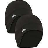 Tough Headwear Thermal Skull Cap - Moisture-Wicking Running Beanie - Snug Fit Ski Helmet Liner - Lightweight Cycling Cap