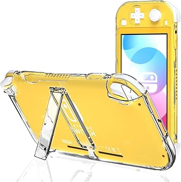 Clear Case For Nintendo Switch Lite With Kickstand Hard Case For Nintendo Switch Lite With Stand Amazon Ca Electronics