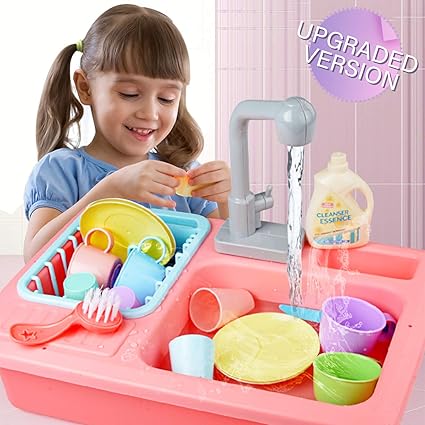 play kitchen with running water