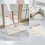 Yimobra Memory Foam Bath Mat Large 51 x 81 cm Cream Non-Slip 1.5 cm view 5