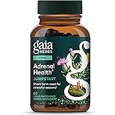 Gaia Herbs Adrenal Health Jumpstart - Helps Sustain Healthy Energy & Stress Levels* - with Cordyceps, Schisandra, Rhodiola & Licorice - 60 Vegan Liquid Phyto-Capsules (30 Servings)