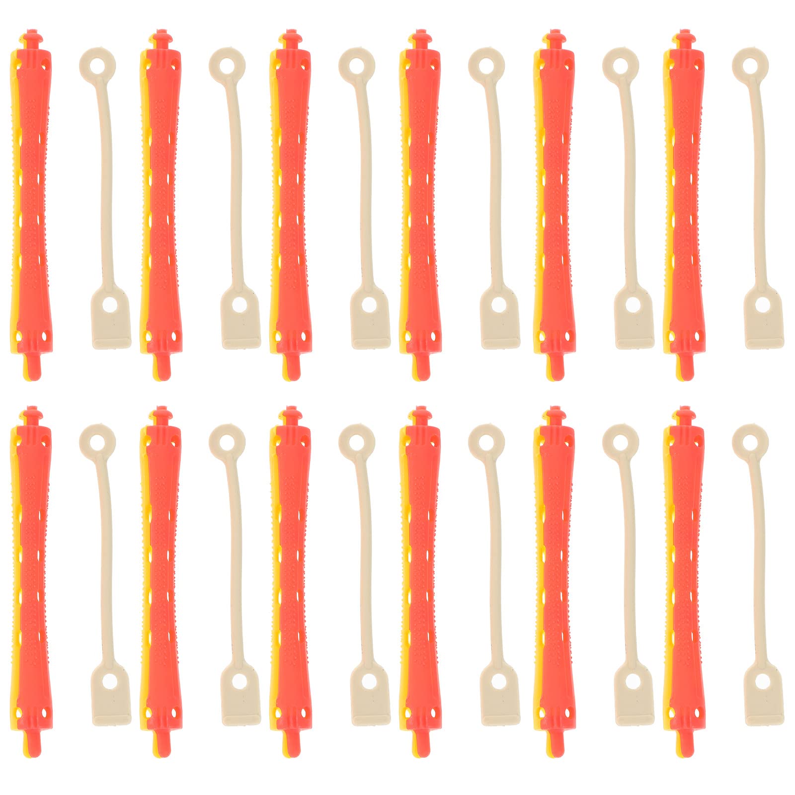 FRCOLOR Hair Perm Rods Cold Wave Rod Plastic Perm Rods Curlers Hair Curling Rollers for Women Men Long Short