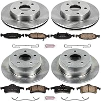 Power Stop KOE4724 Autospecialty Front Replacement Brake Kit-OE Brake Rotors
