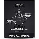 111SKIN Black Diamond Lifting & Firming Neck Mask, Hydrogel Neck Wrinkle Masks for Fine Lines & Sagging Skin on Chest & Décolletage with Peptide & Niacinamide, 5 Sheet Masks (1.45 fl oz Each)