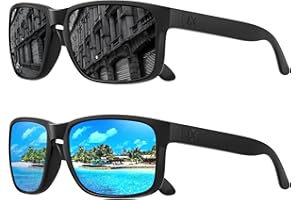 MAXJULI Polarized Sunglasses for Men and Women,UV400 Protection Sun Glasses,Ideal for Driving Cycling and Running 8120