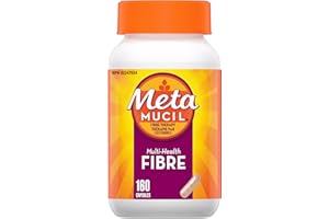 Metamucil, Daily Psyllium Husk Powder Supplement, 3-in-1 Fibre for Digestive Health, Capsules, 160 Count