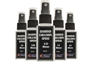 ENZO ENGLAND Poly Diamond Stropping Suspension Emulsion Spray Abrasive Lapping Fluid Premium Stropping Sharpening Razor Knife Blade (0.25 Micron)