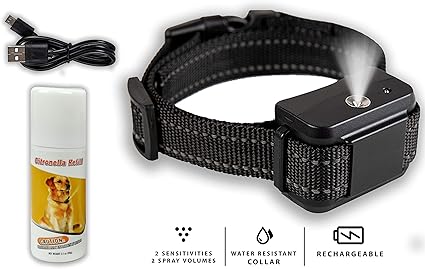 Amazon Com Downtown Pet Supply Rechargeable Citronella Anti Bark