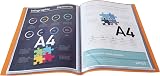 Exacompta Semi-Rigid PP Display Book 100 Pockets A4 Orange 88114E view 5