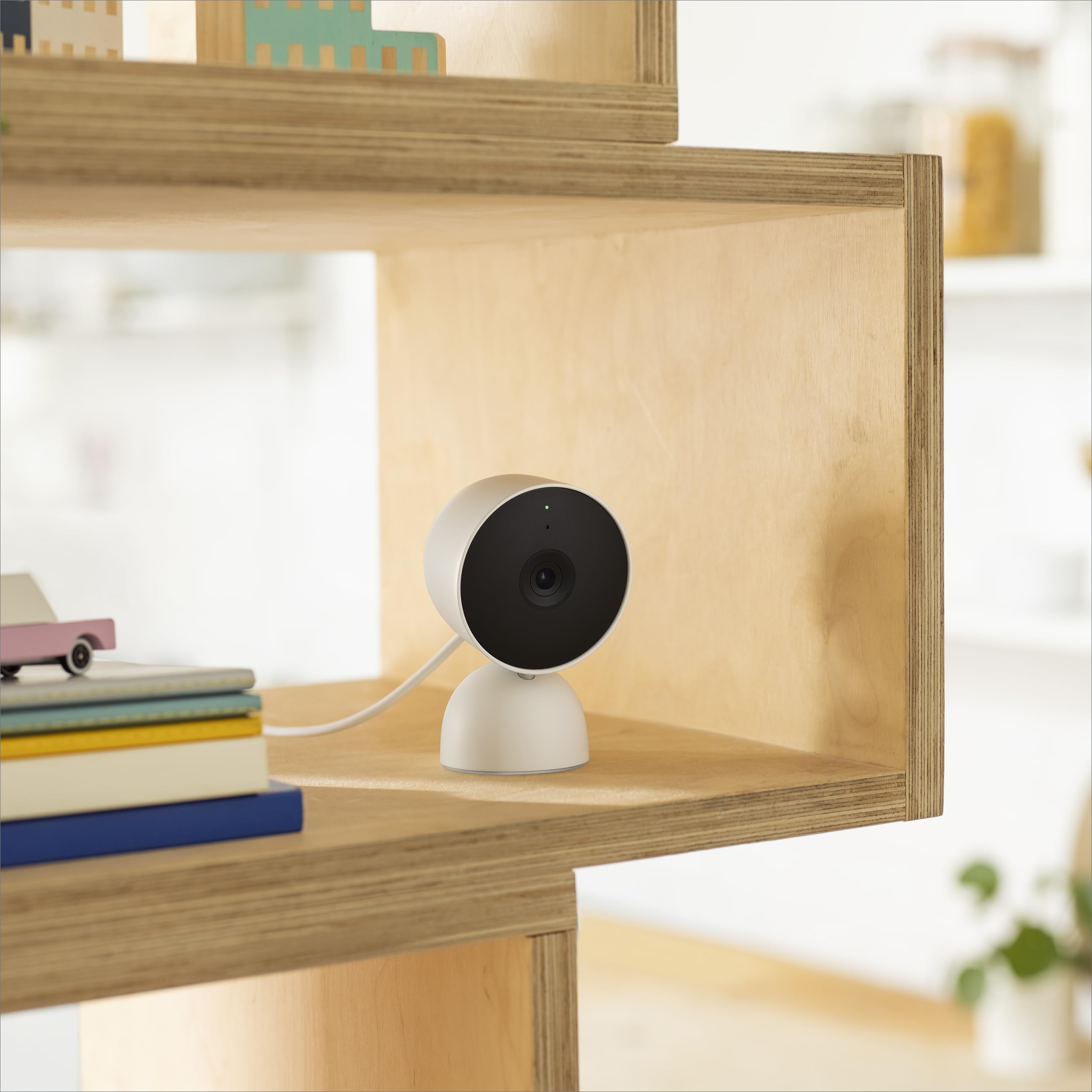 Bundle of Google Nest Doorbell (Wired, 2nd Gen) and Nest Cam (Indoor, Wired) - Nest Camera and Doorbell with 1080p HDR Video and Night Vision - 3 Hours of Event Video History Included - Snow