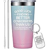 Grifarny Leaving Gifts for Women - Going Away, Farewell, Goodbye, Retirement Gift for Coworkers - Good Luck Finding Better Coworkers Than Us Tumbler Cup 20oz