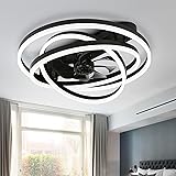 Dawn Whisper 24" Ceiling Fans with Lights, Flush