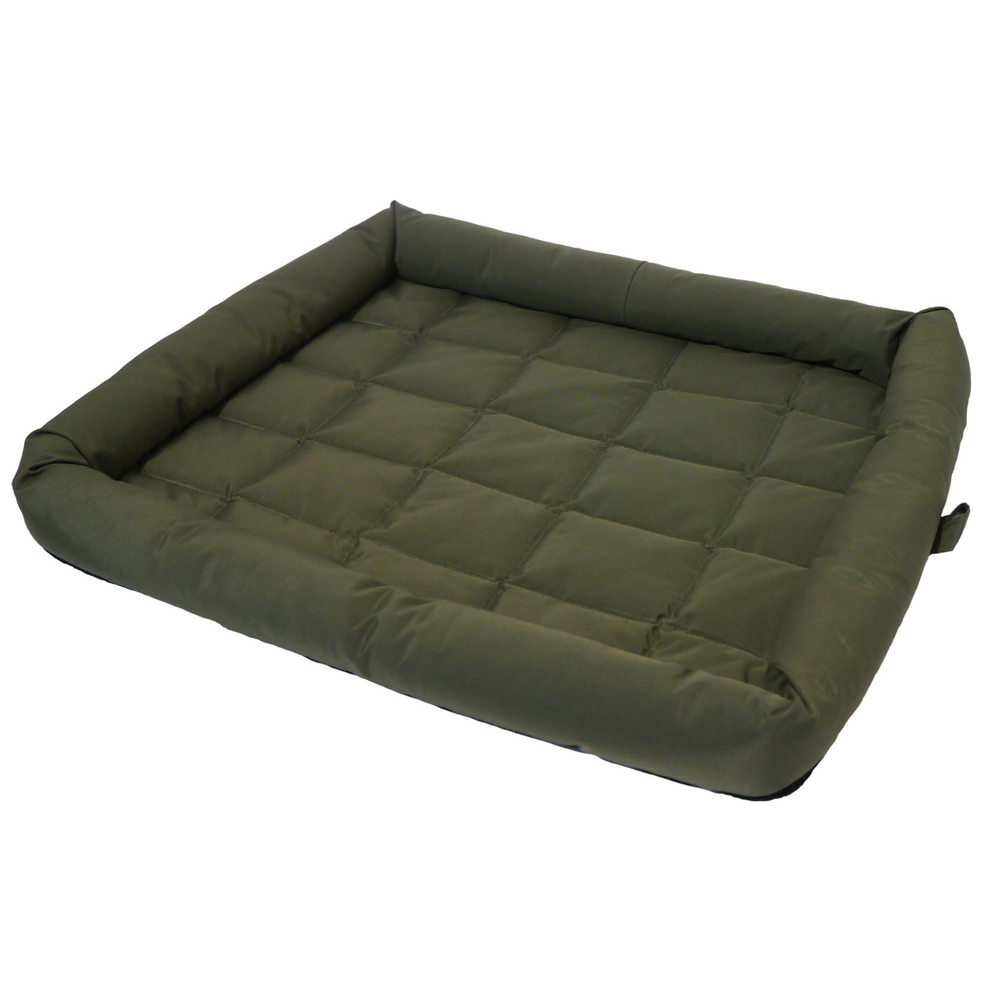 Rosewood Water-Resistant Crate Dog Mattress – Extra Large, 108x100cm – Khaki Green Pet Bed Cushion for Dogs – Comfortable and Washable – Non-Slip Base & Waterproof Material for Dog Crates