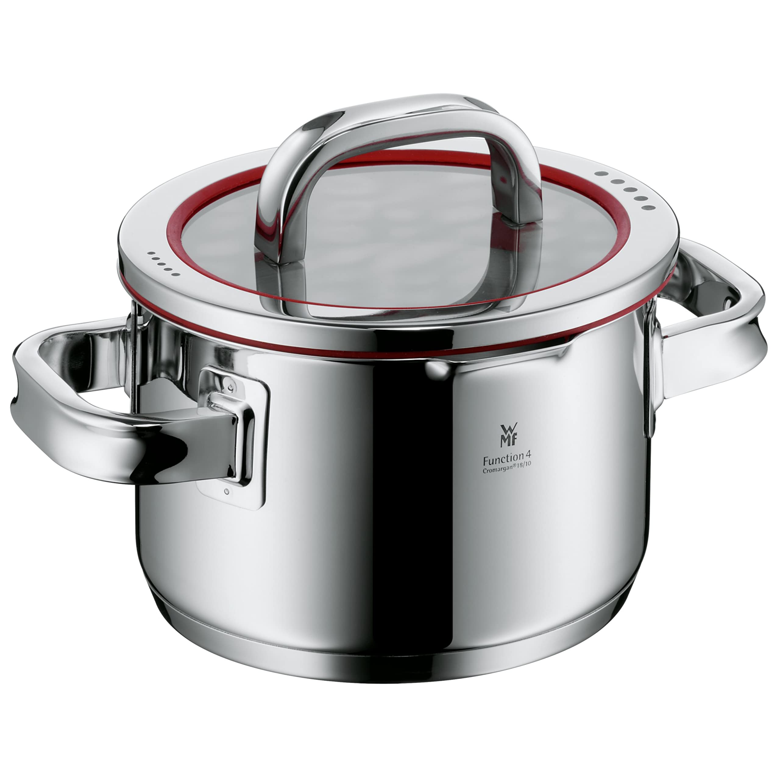 WMF Function 4 18/10 Stainless Steel 16cm High Casserole with Lid — image 1