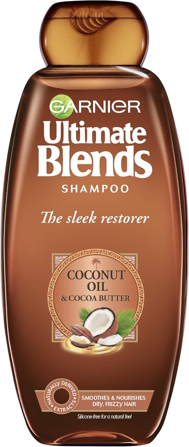 Garnier Ultimate Blends Coconut Oil Frizzy Hair Shampoo, 360ml