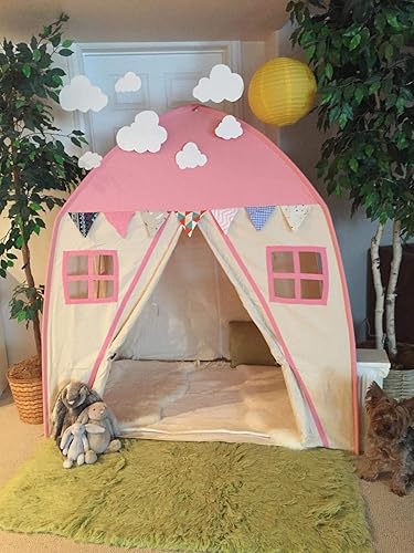 Love Tree Teepee Tent for Kids Play Tent Children Fort Canvas