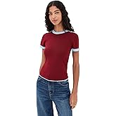 State & Lake Women's Ringer Track Tee