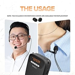 15W Portable Mini Voice Amplifier with Lapel