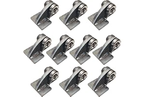 BIGalleons 10pcs Weld-On Dump Truck Hinges, Trailer Body Hinges for Tractor Carriage Tailgates, Dump Trailer Door Hinges