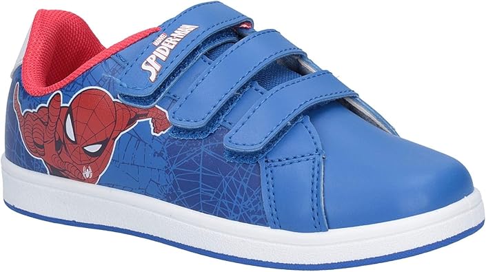 Amazon Leomil スパイダーマン Spiderman キッズ 子供 オフィシャル商品 面ファスナー留め スニーカー 子ども靴 運動靴 11 5 チャイルド Uk ブルー キッズ ベビー