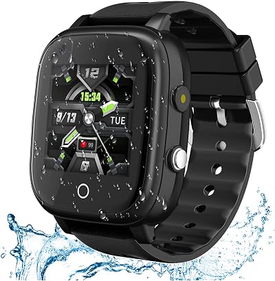 OKYUK 4G Kids Smart Watch HD Screen GPS Tracking IP67 Waterproof Video Phone