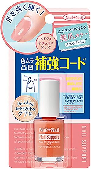 Amazon ネイルネイル ネイルサポートピンク 6ml ネイルネイル