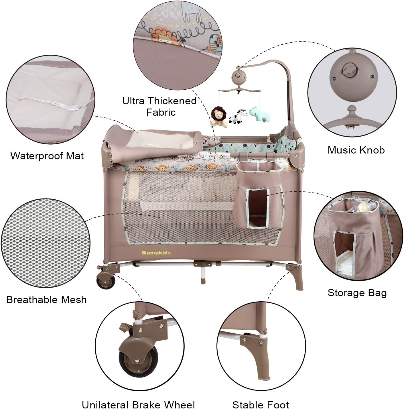 girls travel cot