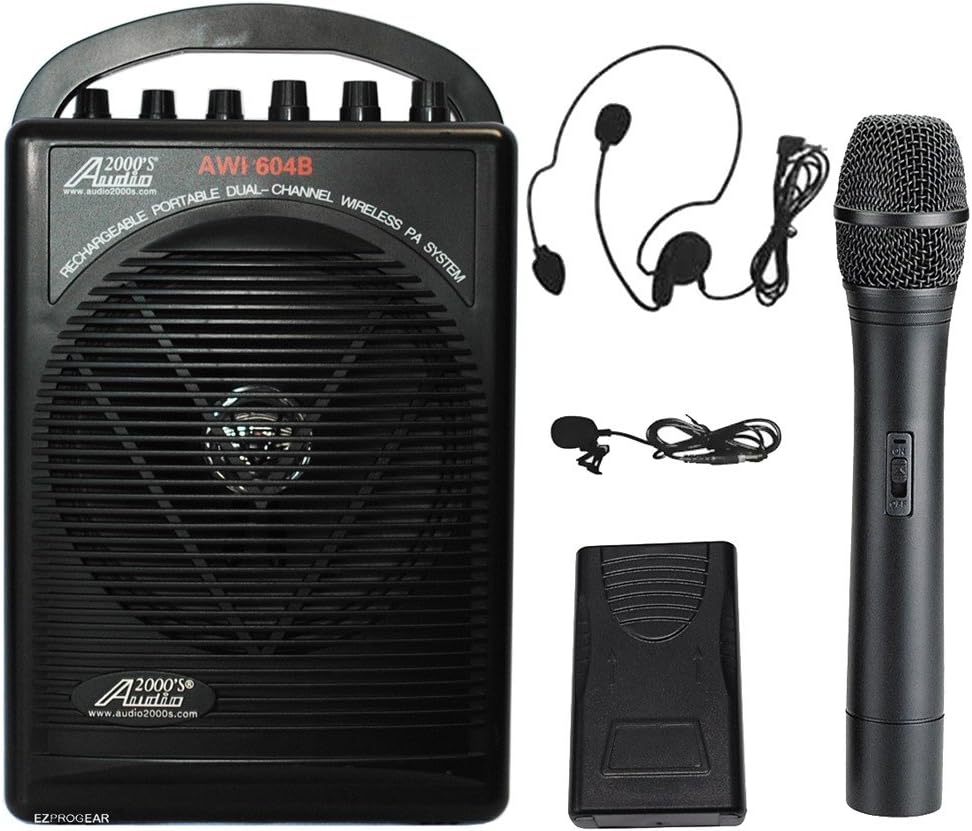 small portable pa system wireless microphone