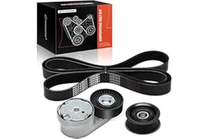 A-Premium Engine Serpentine Belt Drive Kit with Tensioner & Idler Compatible with Dodge Charger 14-21, Challenger 15-21 & Chr