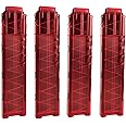 OIMIO Magazine, 18-Dart Clips for Nerf Ultra Series Blasters 4 pcs (Red & Black)