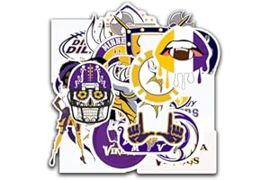 TRANSMERIDIAN TRAVELER 28 PCS American Football Rugby Stickers for Water Bottle, Laptop, Bicycle, Computer, Motorcycle, Travel Case, Car Decal Decoration Sticker 2-2.5 inches