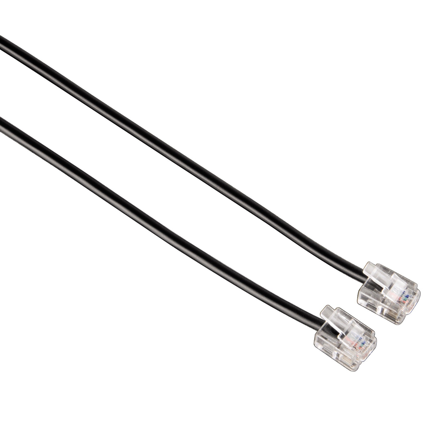 Hama | 6m Male to Male Telephone Cable - Black