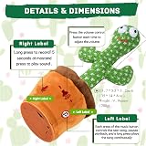 ARIEL-GXR Dancing Cactus Plush Toy Singing Talking Interactive Safe USB Charging view 3