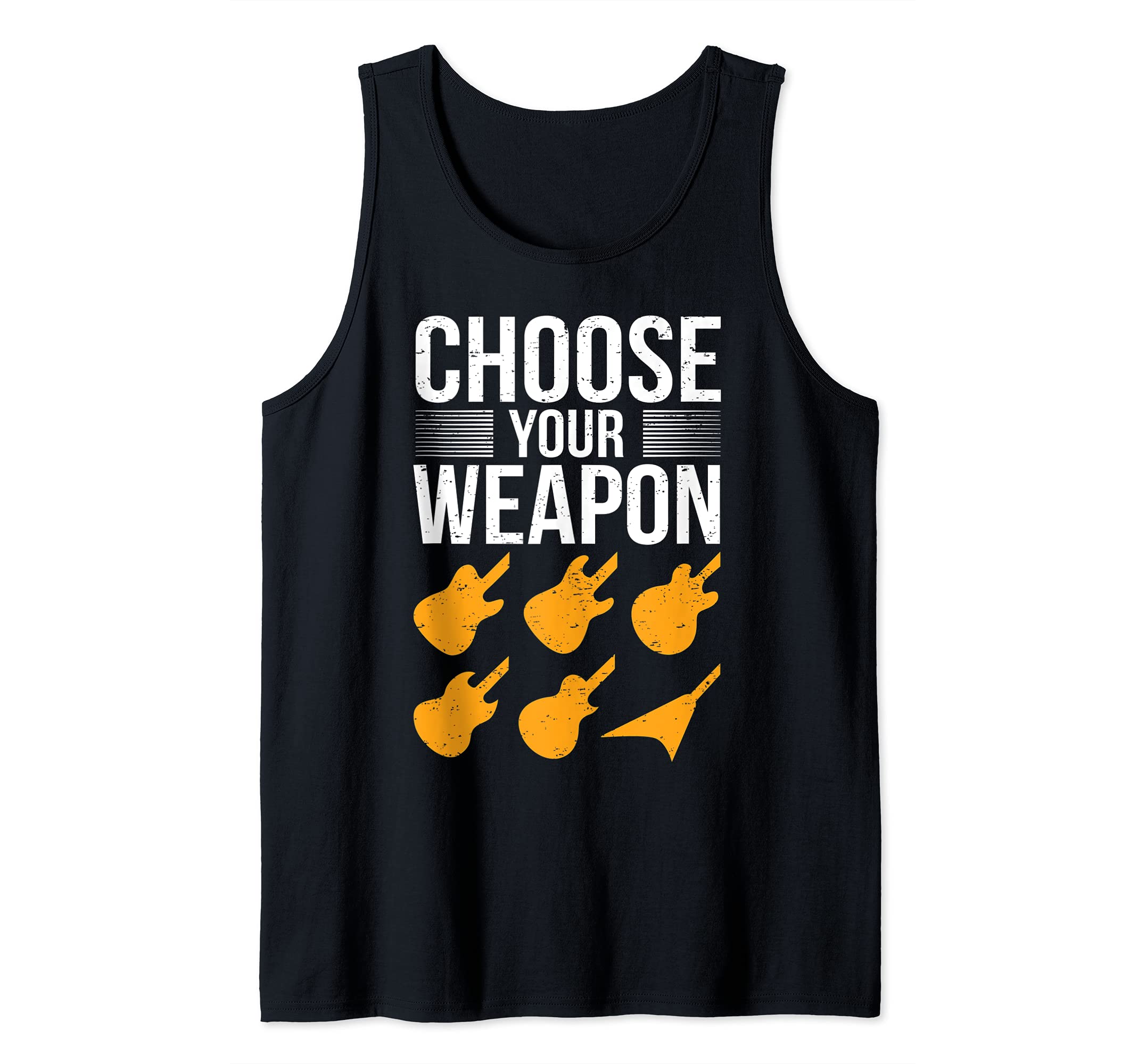 Cool Guitar Player Design E-Guitar Acoustic Guitar Guitarist Tank Top