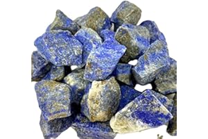 Zenkeeper 1Lb Lapis Lazuli Crystal Stone Natural Raw Stones & Fountain Rocks for Tumbling, Cabbing, Polishing, Wire Wrapping, Wicca & Reiki Crystal Healing