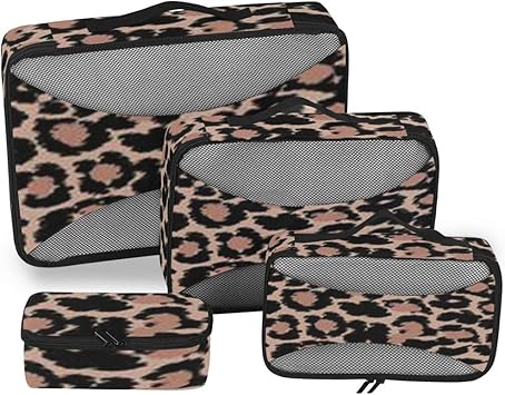 leopard packing cubes