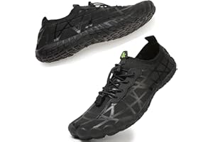 ZIITOP Quick Dry Barefoot Beach & Pool Shoes - Slip-on for Women & Men, Surf, Yoga & Water Sports