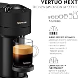 Nespresso Vertuo Next ENV120.BM Matt Black Capsule Coffee Machine 7 Cup Sizes view 4