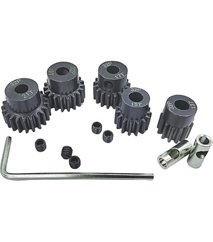 Apex RC Products 32 Pitch 32P 14T 15T 16T 17T 0.197 In Hole Piñón Set #9737 - Foto 3