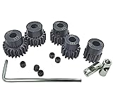 HOPLEX 32P 5mm Hardened Metal Pinion Motor Gear Set