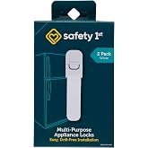 Safety 1st Multi-Purpose Latch,White 2-Count